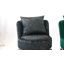 Fauteuil demi-tonneau en polyester 23,03 po-1372244451