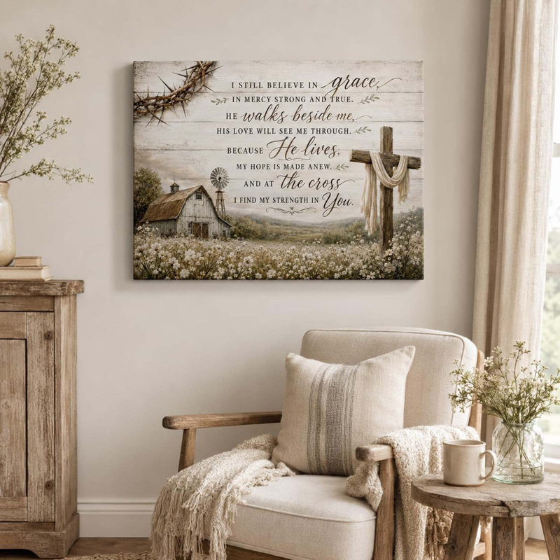 1 Piece Wrapped Canvas Wall Art