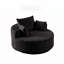 Chaise pivotante de 55 po L 360 °, fauteuil-lit moderne pour salon, chambre à coucher, salon, salle de projection, assemblage facile-1347151928