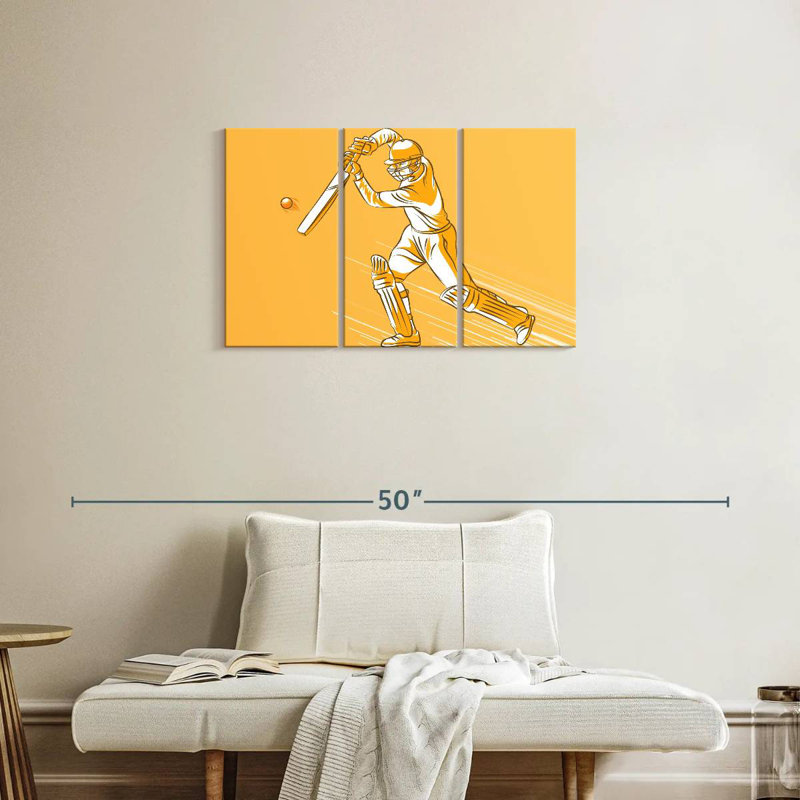 Cricket Hit, 20" H x 33" W