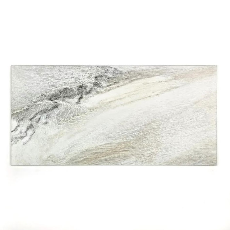 Nature 8 in. x 16 in. Wood Look Glass Straight Edge Large Format Subway Decorative Kitchen & Bathroom Wall Tile