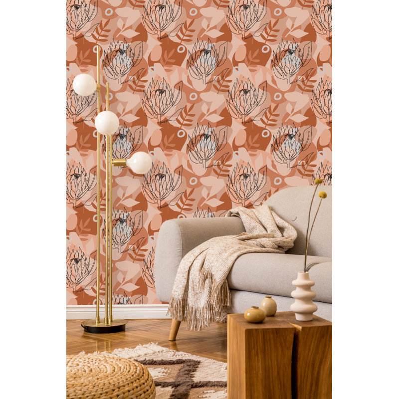 Carreau de papier peint l 25,08 po, L 2,09 pi x L 10,42 pi