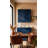 36-Inch Navy Blue Shaker Wall Cabinet With Adjustable Shelves For Kitchen, Bathroom, Laundry-809943845-809943844