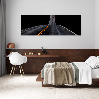 Art mural contemporain route sombre