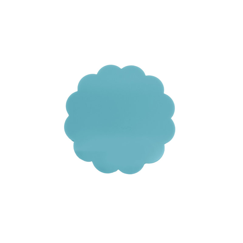 Orange Scallop Napkin Weight, Teal