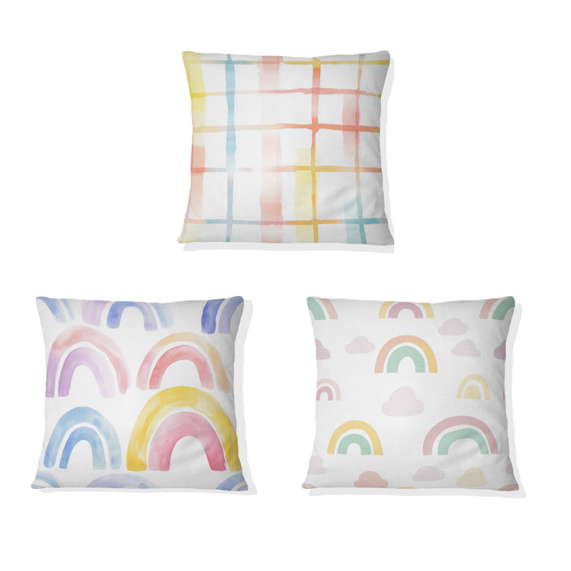 Coussin 3 pièces Modern, H 16 po x l 16 po