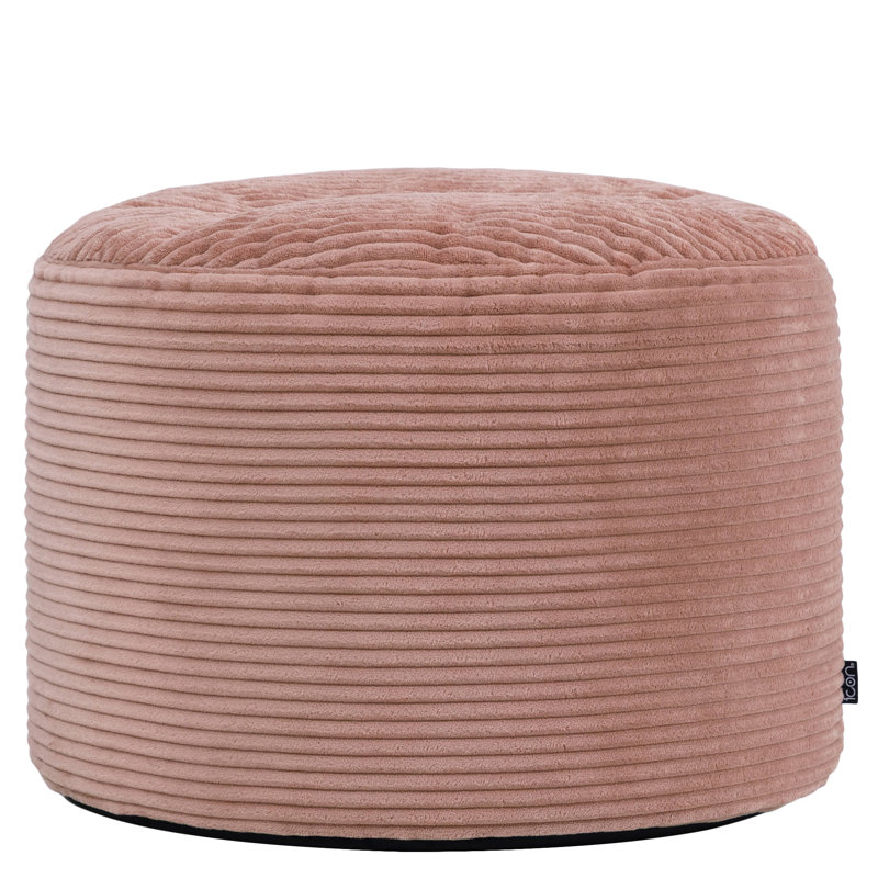 Soul 55Cm Round Pouffe, Dusk Pink