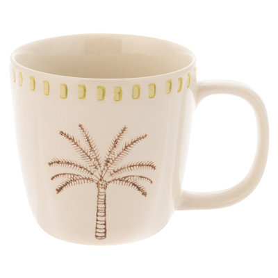 TASSE À MOTIFS DE PALMIER
