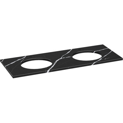 Dessus de meuble-lavabo 61 po Silestone Quartz