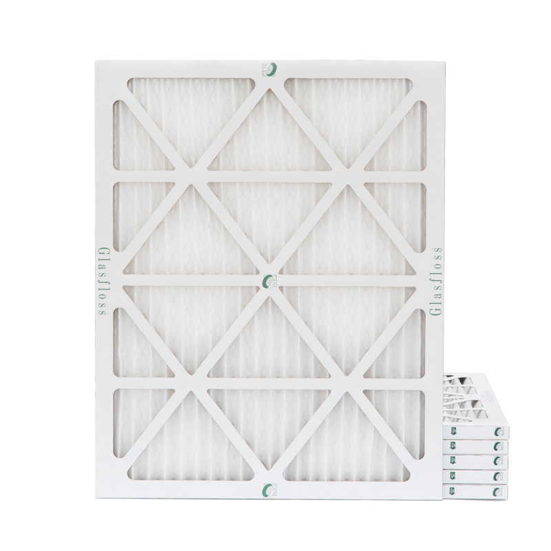 Glasfloss ZL MERV 10 Pleated Air Filters, 25" H x 18" W x 1" D