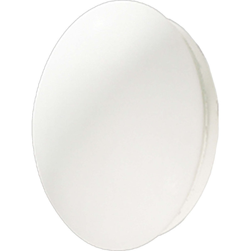 Mini-plafonnier, applique murale ou applique murale 1 lumière pour salle de bain ou meuble-lavabo blanc 1 lumière fluorescente d'intérieur ou d'extérieur avec abat-jour en verre rond blanc
