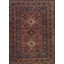 Tapis persan pré-1900 à teinture végétale antique 5 x 6