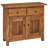 vidaXL Sideboard, Storage Cabinet with 2 Drawers 2 Doors, Solid Mahogany wood, 29.5''x11.8''x26''