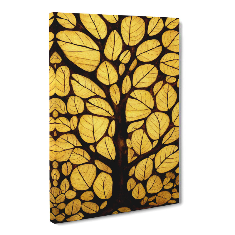 CAN-V0523-1650X Ornate Tree Vol.1 - Wrapped Canvas Print, 50cm H x 35cm W