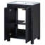 Meuble-lavabo simple avec plateau 24 po Doelling
