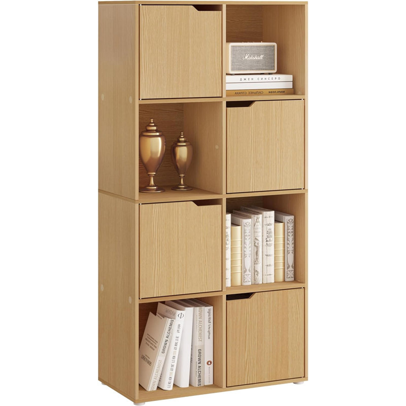 Neethu 120.5cm H x 60cm W Cube Bookcase, Brown