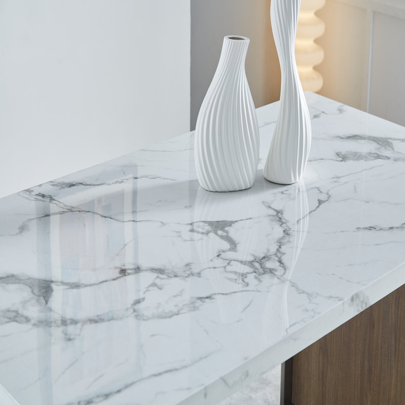 Table de salle à manger Elegant Luxurious Imitation Marble