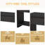 Console de style ferme - Canapé en bois vieilli de 55,12 po avec tiroirs de rangement et tablette ouverte-318360289