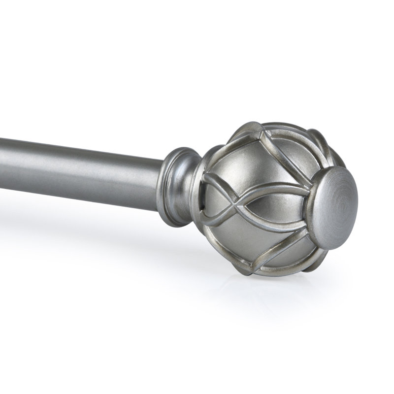 Ballou réglable 1 po, Argent antique, 71" - 143"