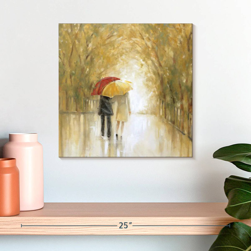 Hardie Walking In The Rain Couple