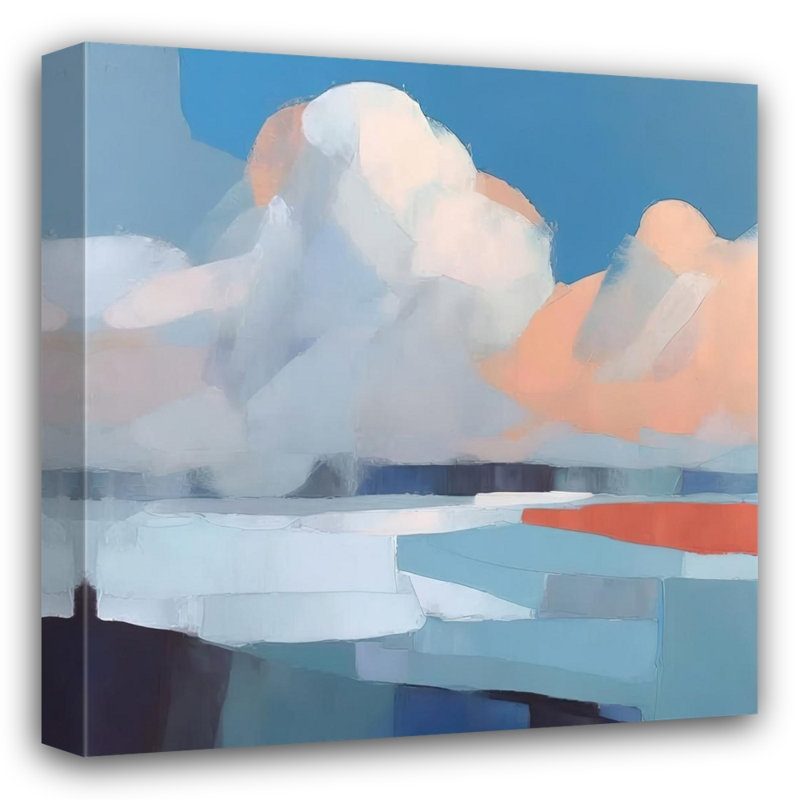 "Paysage 35" sur toile, H 36 po x l 36 po