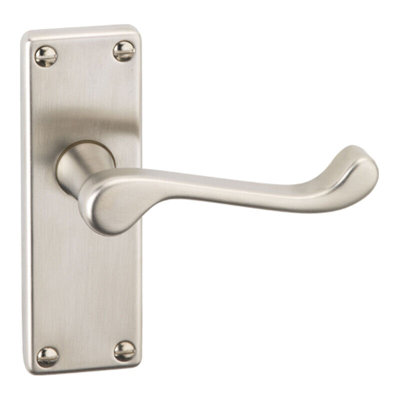 Victorian Scroll Door Handles Set