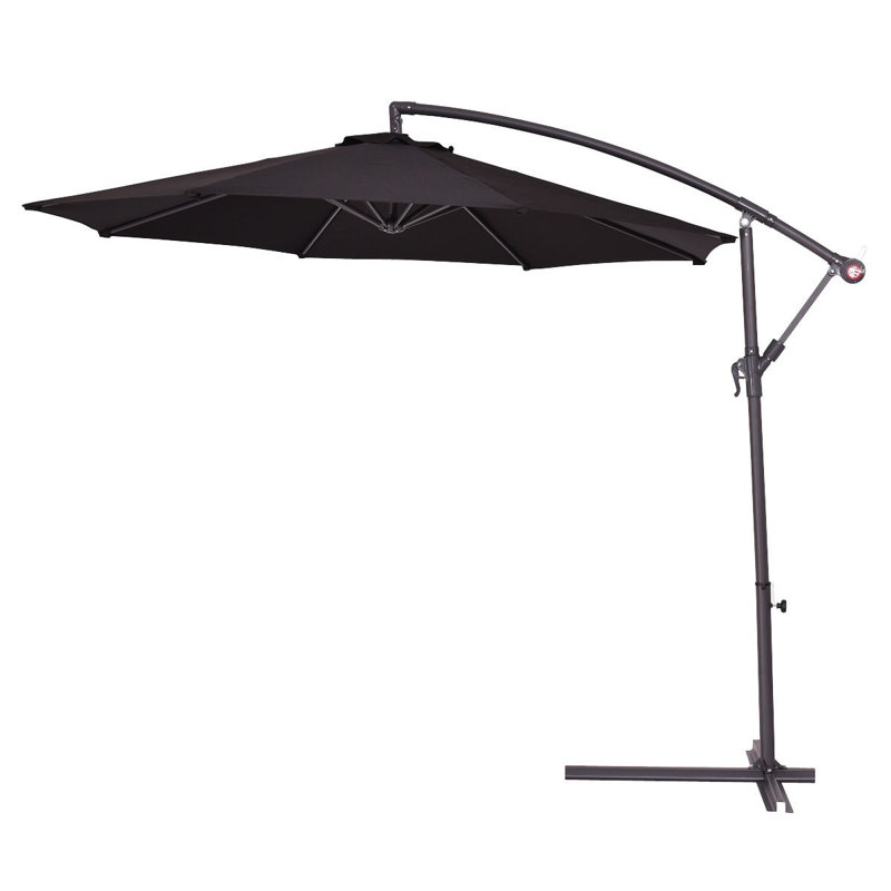 Denny 270cm Cantilever Parasol, Black