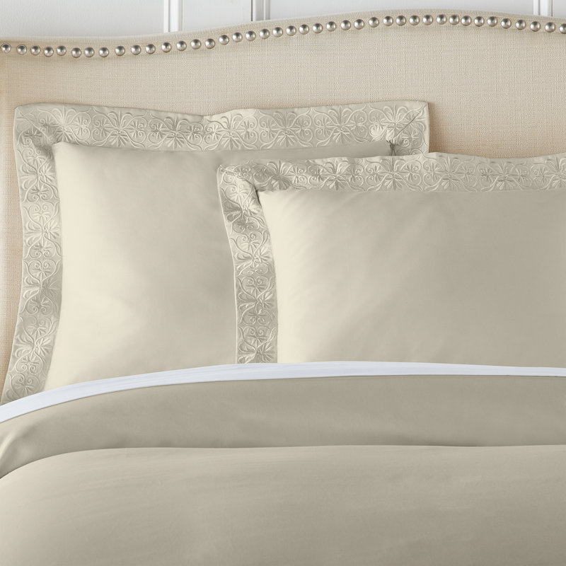 Ariane Duvet Cover Set, Queen, White