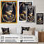 «Katell Portrait Of A Royal Blue Cat Prince I», reproduction sur toile-87344170-87344171
