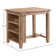 Labruna Table with 3 Open Shelves, Sandwash