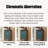 Blue Solid Wood Accent Cabinet