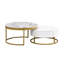 Table basse gigogne moderne avec tiroirs Modern