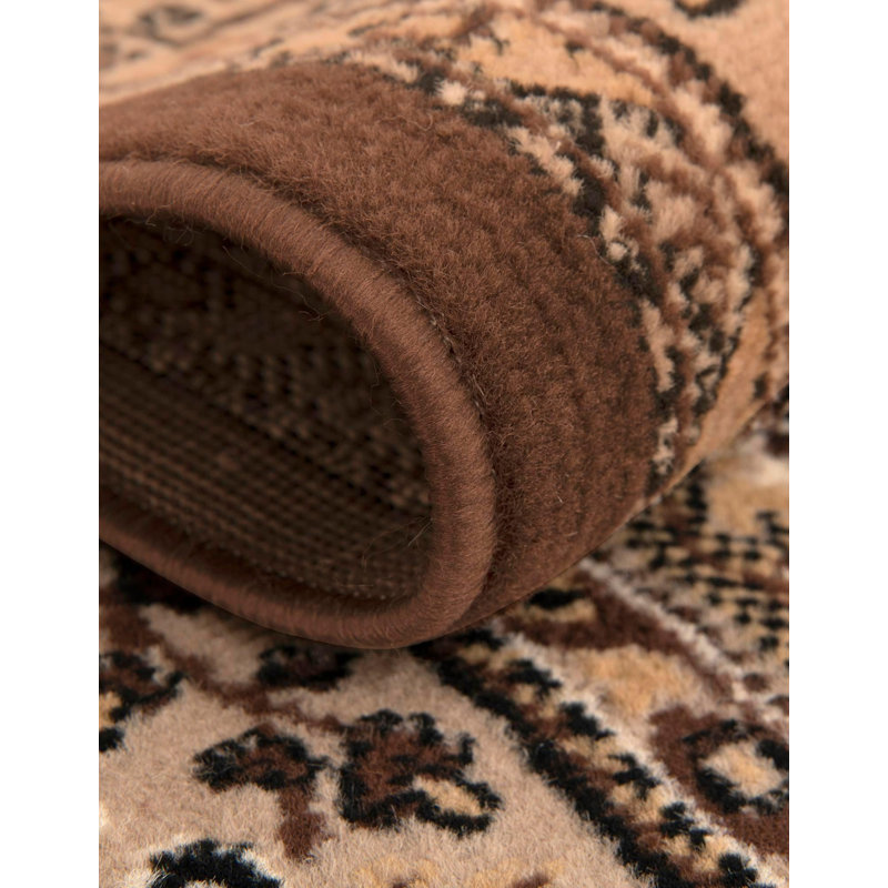 Tapis brun Charlie, Brown, Rectangle 5 pi 3 po x 7 pi 1 po