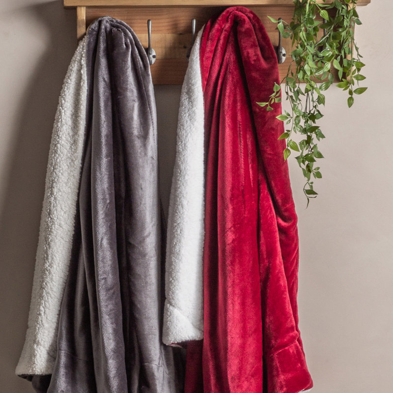 Throw Blanket, Red