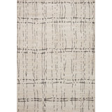 Darby Geometric Machine Woven Polyester Area Rug in Beige/Gray