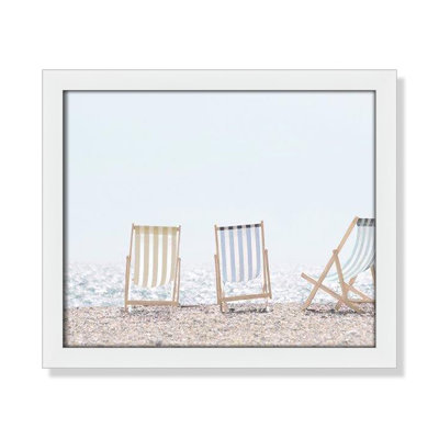 Adriatica "Beach Chairs" Print by Leah Straatsma