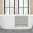 French Connection Nellore Fringe Machine Washable Cotton Bath Rug-1048208649-982555017
