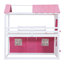 Lit superposé style maison basse avec toit-405219896-405219903