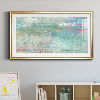 " Pastel Watergarden " Painting Print