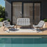 4-person Patio Sofa With Cushions