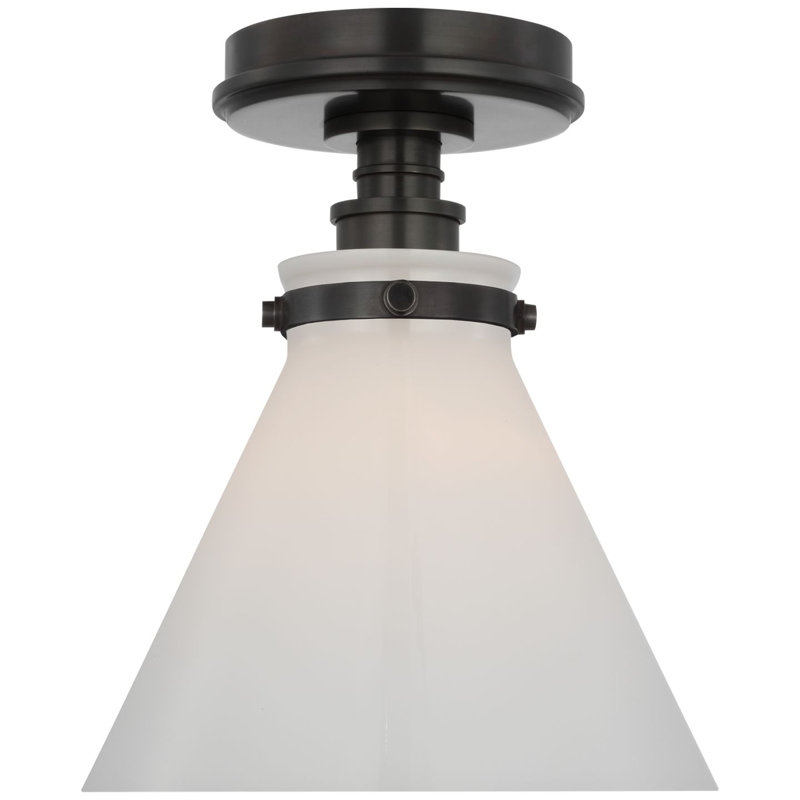 Parkington 1 - Light Flush Mount, Bronze, White