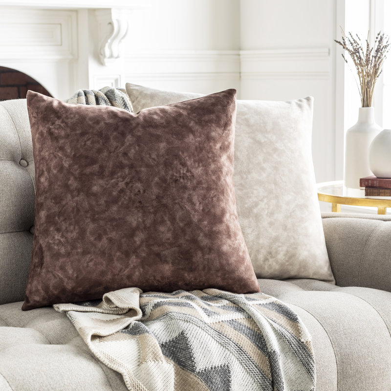 Khaelyn Throw Pillow, Cream, Down