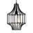 10"in Black Pendant Light for 1-Light with E26 Bulb Base