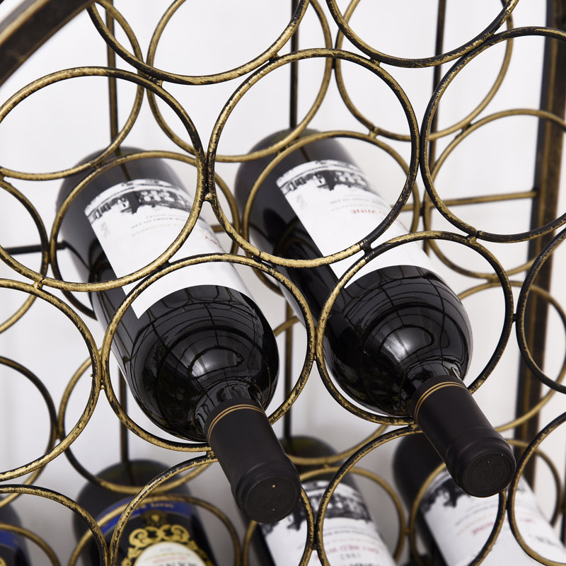 Zeppelin 45 Bottle Floor Wine Bottle Rack in Brown