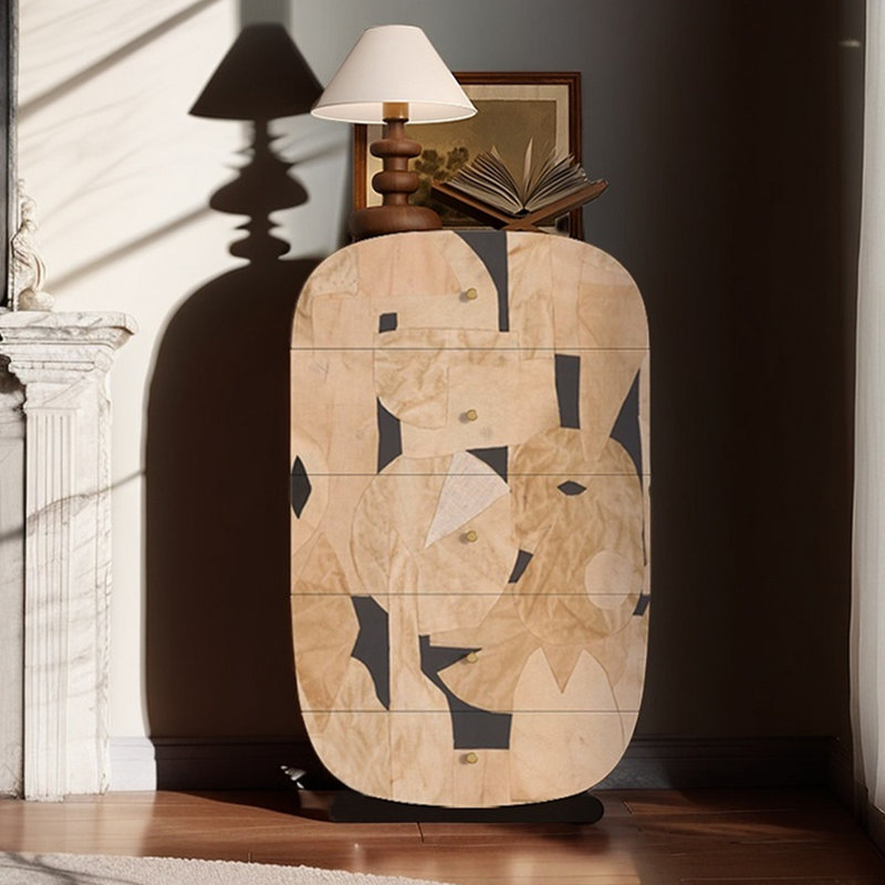Commode de tiroir de chambre à coucher de salon moderne