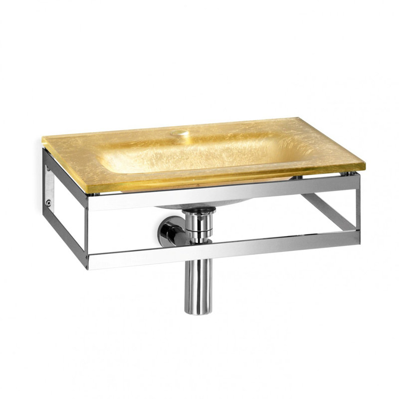 Ciuci 20.1'' L Bathroom Sink, Gold 