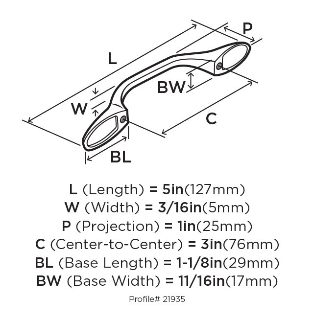 Allison Value Hardware Arch Pull