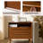 Aviannah Midcentury Modern 2-Drawer Nightstand With Built-In Charging Station And Rubber Wood Legs And Open Shelf (Set of 2)-780723589