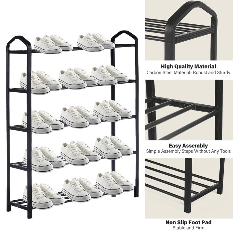 https://assets.wfcdn.com/im/10477417/resize-h755-w755%5Ecompr-r85/2514/251445777/5-Tier+Stackable+Shoe+Rack%2C+15-Pairs+Sturdy+Shoe+Shelf+Storage.jpg