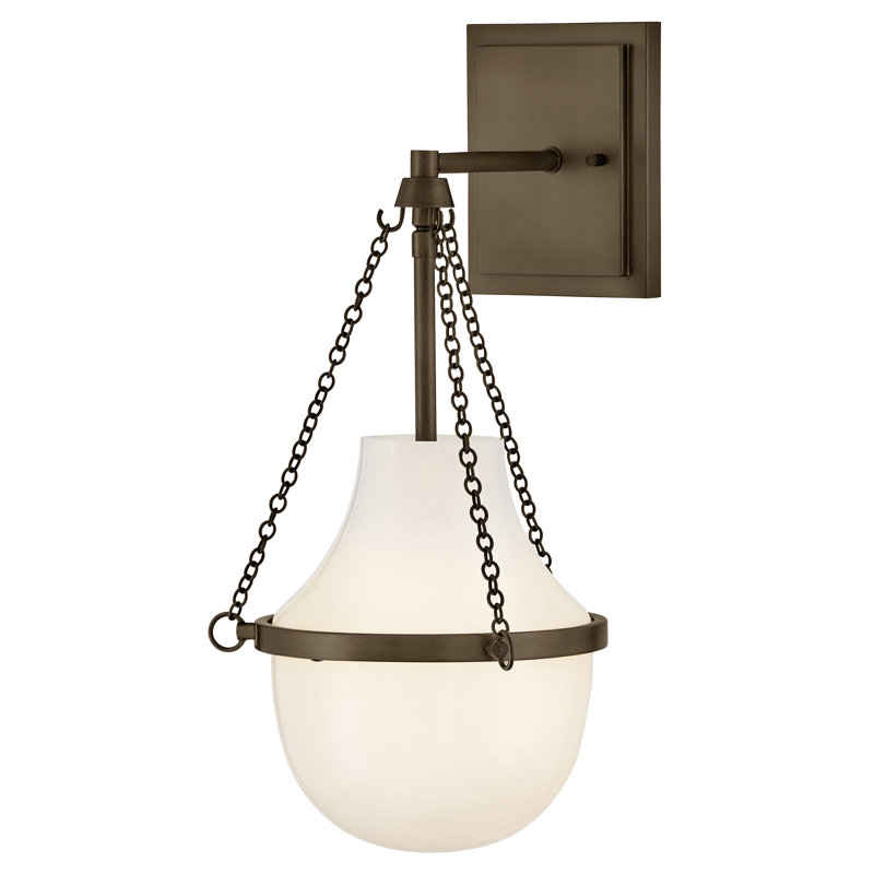 Hinkley Collins Medium Single Light Sconce, Heritage Bronze